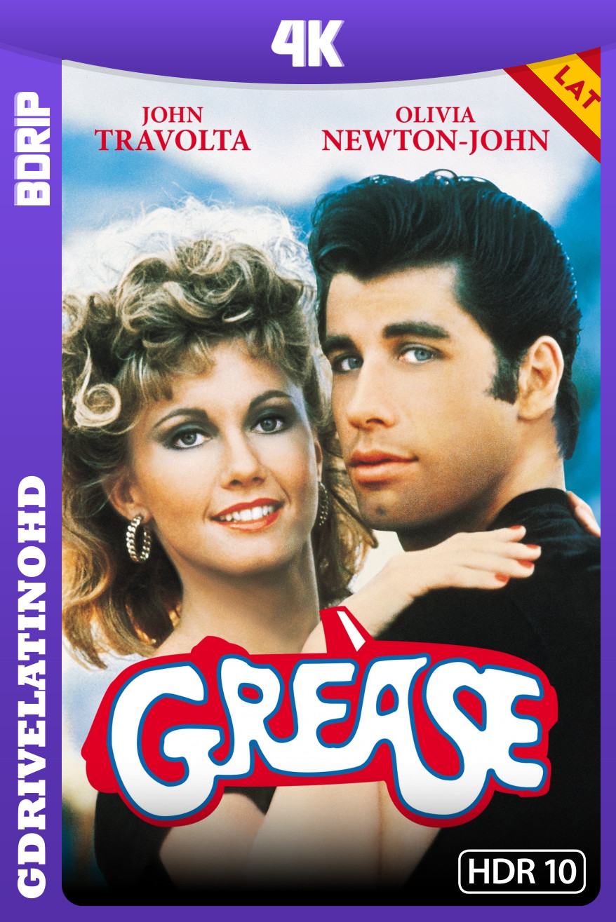 Grease (1978) BDRip 4K HDR10 Latino-Inglés